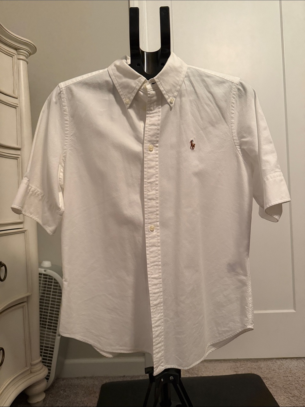 Polo by Ralph Lauren White Short Sleeve Button-Down Shirt